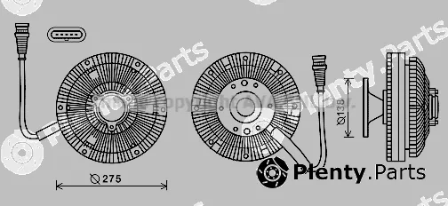 Prasco DFC067 — Clutch, radiator fan