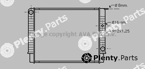 Prasco VO2065 — Radiator, engine cooling
