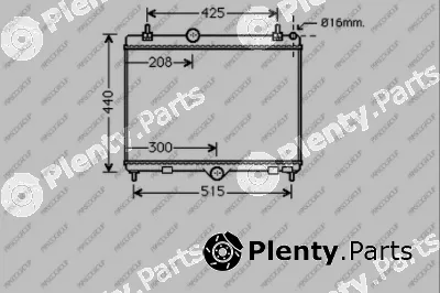 Prasco CI525R001 — Radiator, engine cooling PrascoSelection