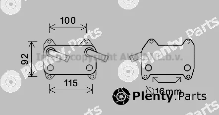 Prasco VO3155 — Oil Cooler, engine oil