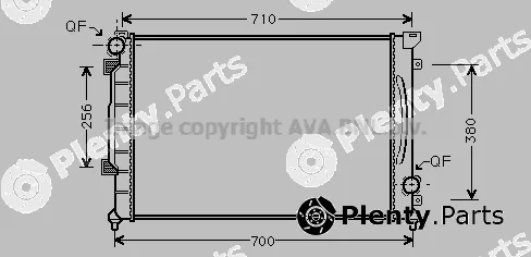 Prasco AI2139 — Radiator, engine cooling