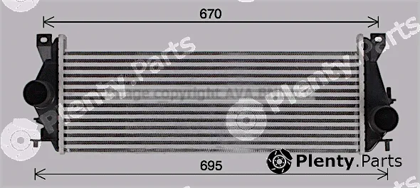 Prasco AU4338 — Charge Air Cooler