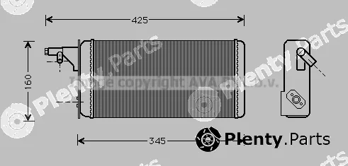 Prasco IVA6019 — Heat Exchanger, interior heating
