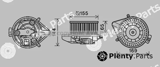 Prasco AI8371 — Electric Motor, interior blower