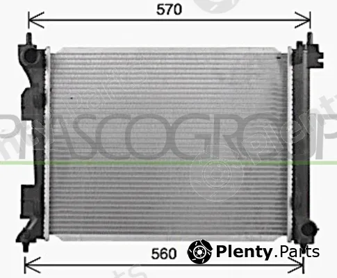 Prasco KI429R001 — Radiator, engine cooling