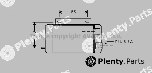 Prasco AU3129 — Oil Cooler, engine oil