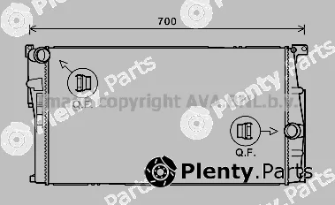 Prasco BW2446 — Radiator, engine cooling