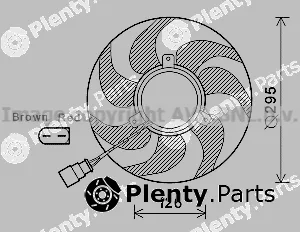 Prasco VN7535 — Fan, engine cooling