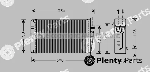 Prasco AL6015 — Heat Exchanger, interior heating
