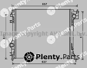 Prasco DN2416 — Radiator, engine cooling