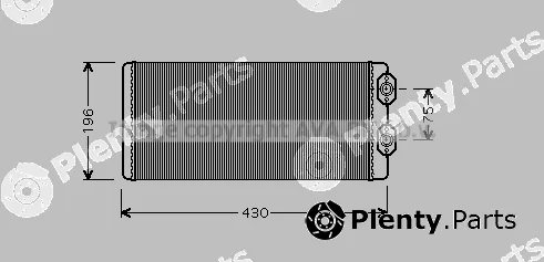 Prasco VL6035 — Heat Exchanger, interior heating