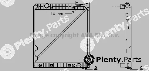Prasco ME2150 — Radiator, engine cooling
