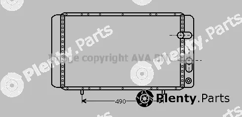 Prasco RTA2084 — Radiator, engine cooling