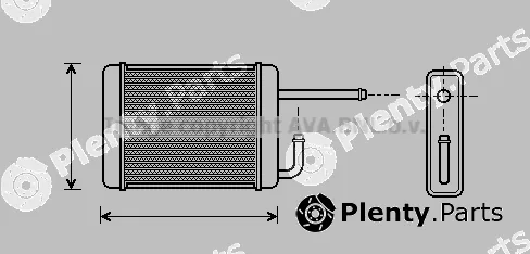 Prasco DU6019 — Heat Exchanger, interior heating