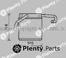 Prasco FD6607 — Heat Exchanger, interior heating