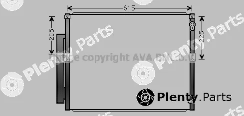 Prasco TOA5564D — Condenser, air conditioning