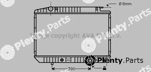 Prasco MS2227 — Radiator, engine cooling