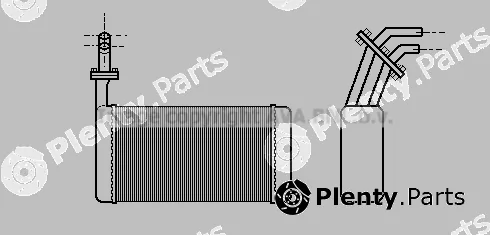 Prasco AU6090 — Heat Exchanger, interior heating