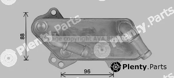 Prasco OL3711 — Oil Cooler, engine oil