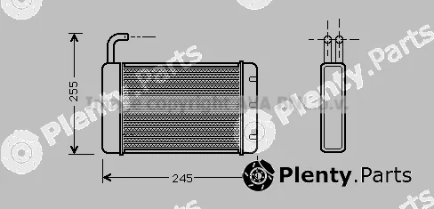 Prasco AU6086 — Heat Exchanger, interior heating
