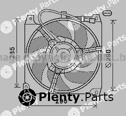 Prasco AL7023 — Fan, engine cooling