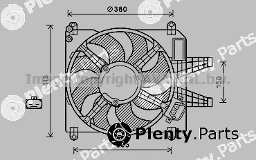 Prasco FT7589 — Fan, engine cooling