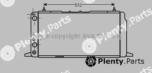 Prasco AI2091 — Radiator, engine cooling