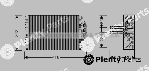 Prasco MSV542 — Evaporator, air conditioning