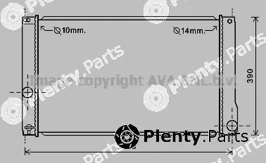 Prasco TO2608 — Radiator, engine cooling
