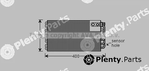 Prasco PEV346 — Evaporator, air conditioning