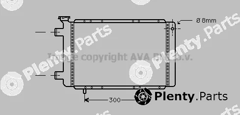Prasco RT2021 — Radiator, engine cooling