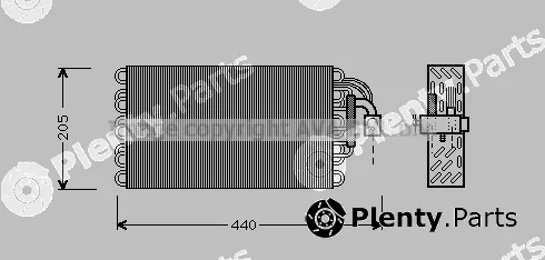 Prasco BWV003 — Evaporator, air conditioning