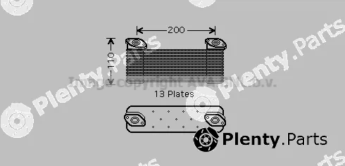 Prasco ME3211 — Oil Cooler, engine oil