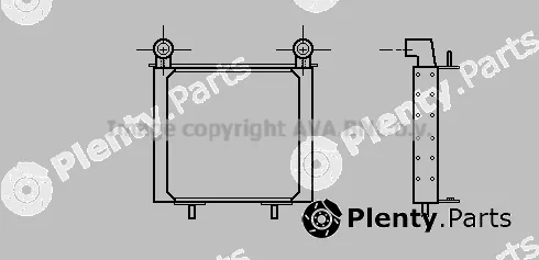 Prasco RT3142 — Oil Cooler, engine oil