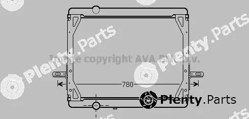 Prasco MN2050 — Radiator, engine cooling
