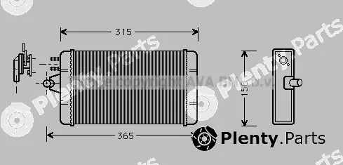 Prasco LC6024 — Heat Exchanger, interior heating