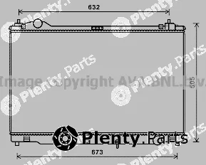 Prasco TO2694 — Radiator, engine cooling