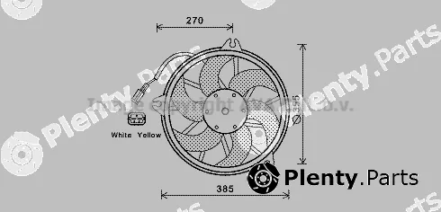 Prasco CN7536 — Fan, engine cooling