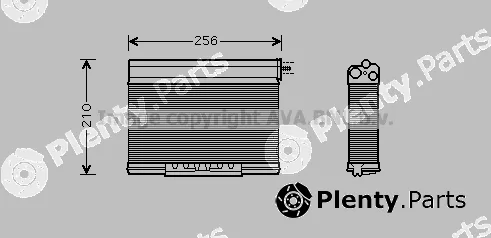 Prasco BW6261 — Heat Exchanger, interior heating