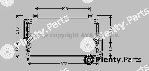 Prasco TO5191 — Condenser, air conditioning