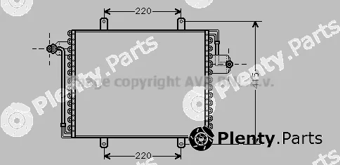 Prasco RT5195 — Condenser, air conditioning