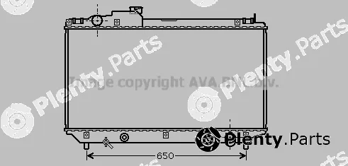 Prasco TOA2315 — Radiator, engine cooling