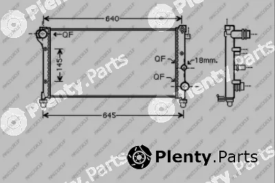 Prasco FT122R007 — Radiator, engine cooling PrascoSelection