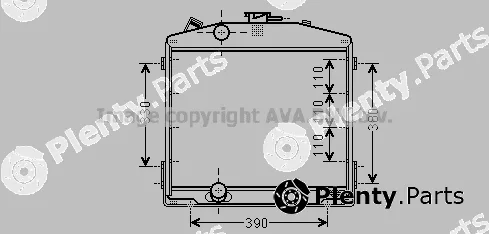 Prasco SR2007 — Radiator, engine cooling