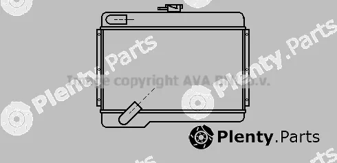 Prasco AU2020 — Radiator, engine cooling