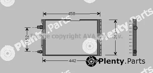 Prasco FT5238 — Condenser, air conditioning