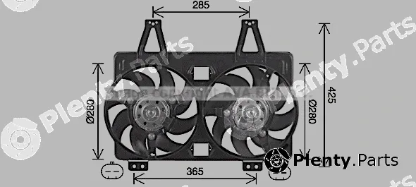 Prasco AL7527 — Fan, engine cooling