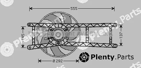 Prasco FT7525 — Fan, engine cooling