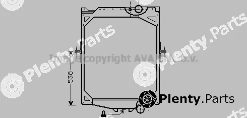Prasco VL2016 — Radiator, engine cooling