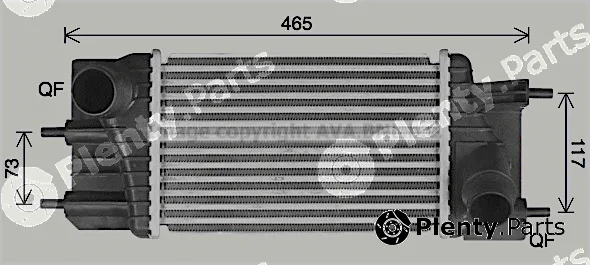 Prasco DN4460 — Charge Air Cooler